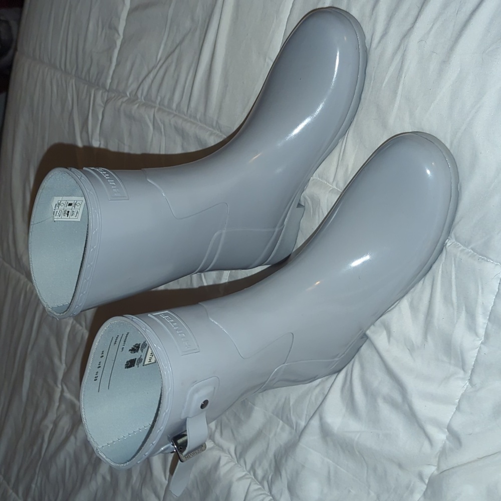 Hunter boots like new ! Size 8 women's